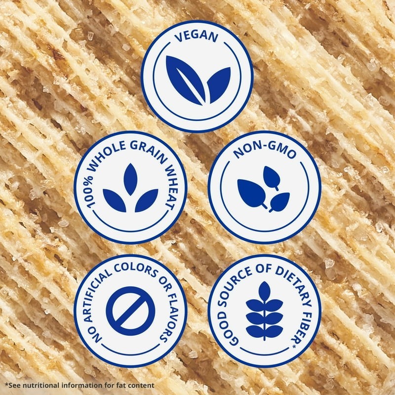 Triscuit Original Whole Grain Wheat Crackers, Vegan Crackers, Healthy Snacks, Fa