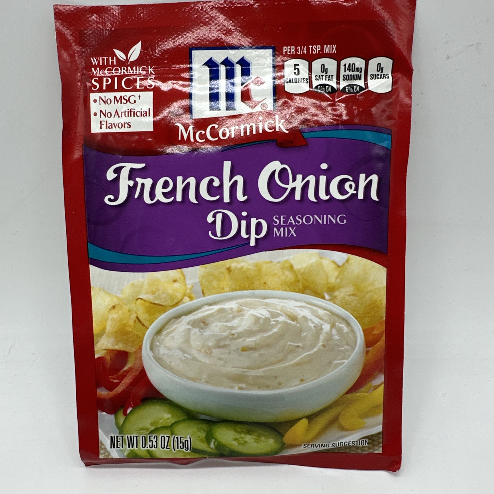 McCormick French Onion Dip Seasoning Mix Original Version Discontinued Lot x 4