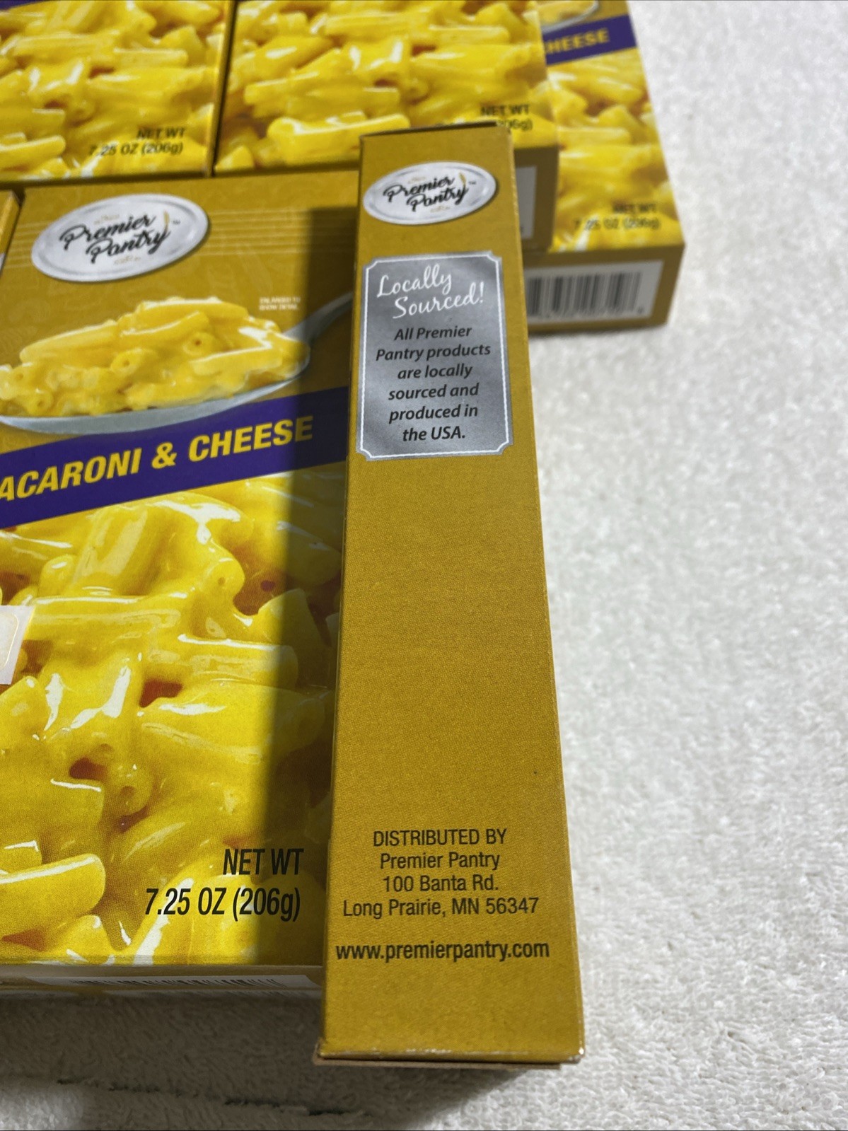 18 Pack Premier Pantry Macaroni & Cheese 7.25oz Each | New | BB 05/2027 (K1)