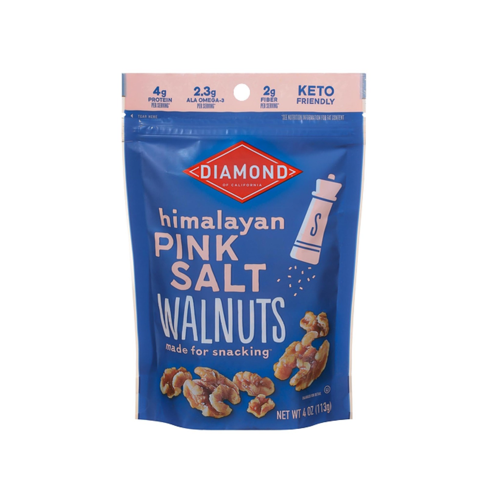 Diamond Walnuts Salted Snack Healthy Protein Superfood Non GMO 1 Count