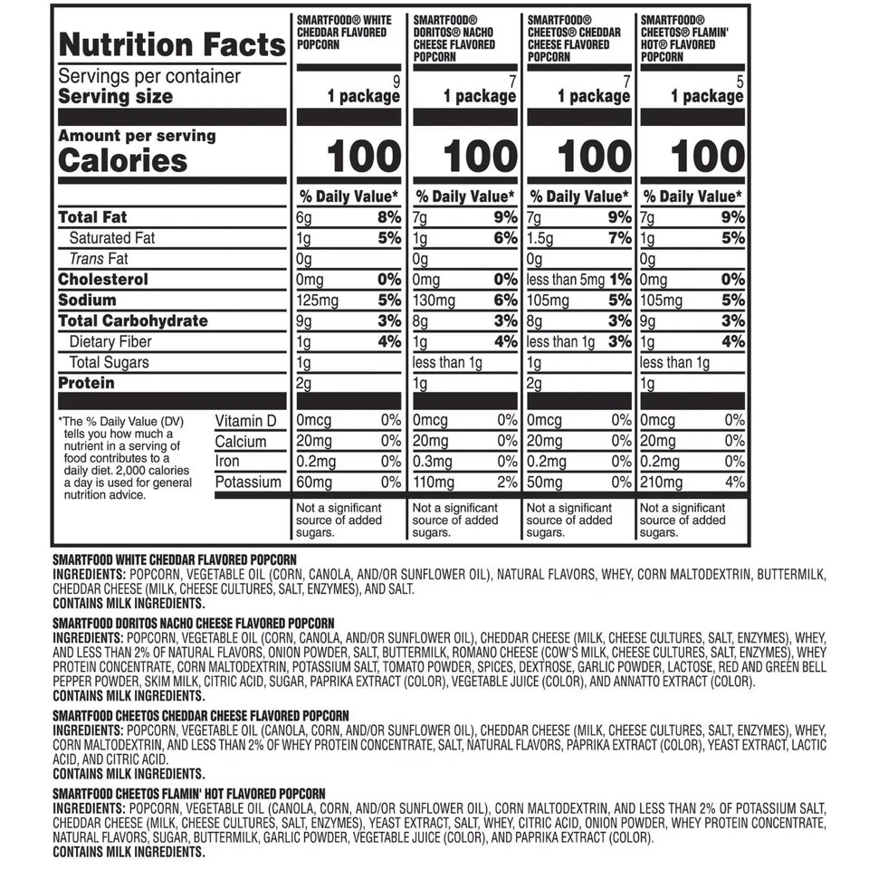 Smartfood Popcorn, Variety Pack, 17.5 oz., 28 pk. FREE SHIPPING!!!