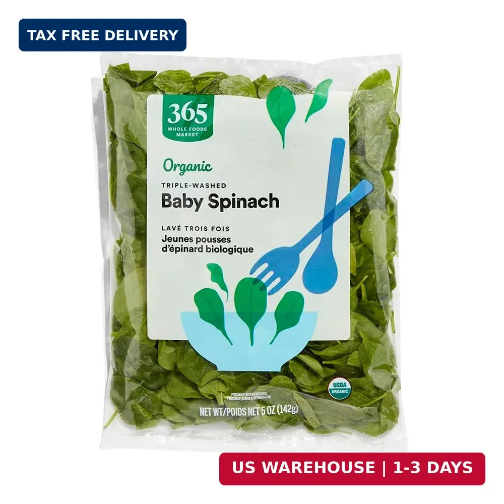 365 by Whole Foods Market, Organic Baby Spinach, 5 oz