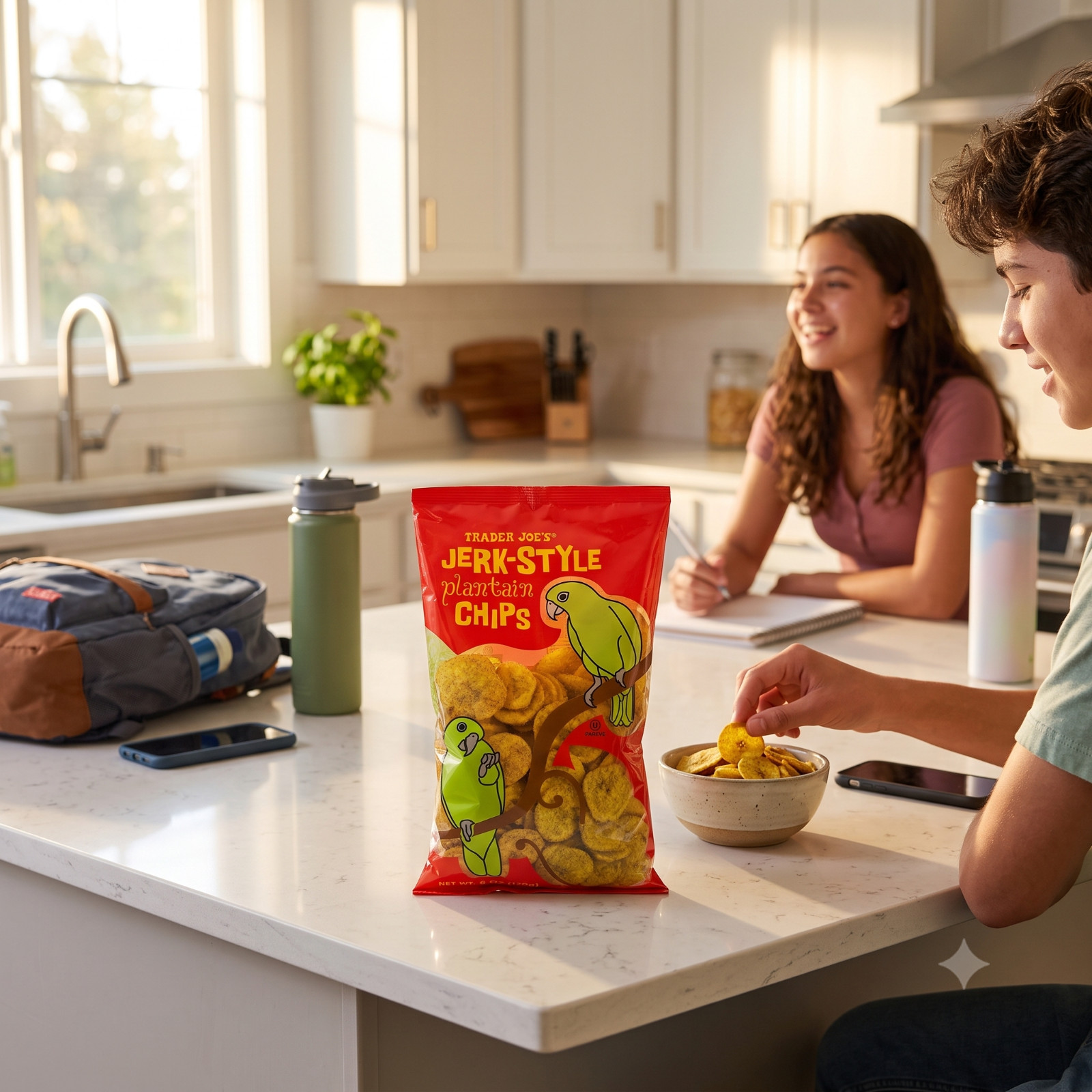 4 Pack Trader Joe’s Jerk-Style Plantain Chips 6 oz