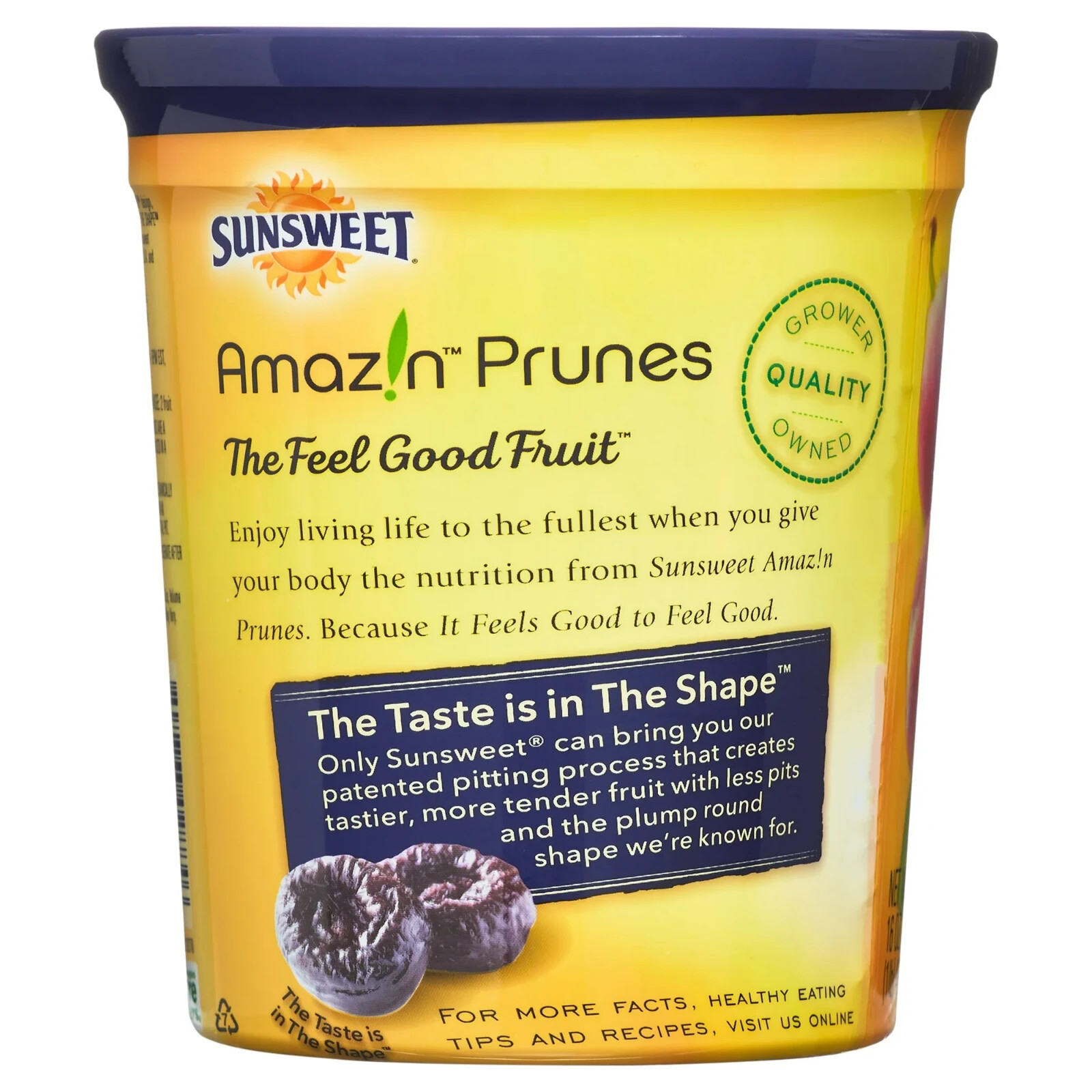 (2 pack) Sunsweet Amazin Pitted Prunes, 16 oz