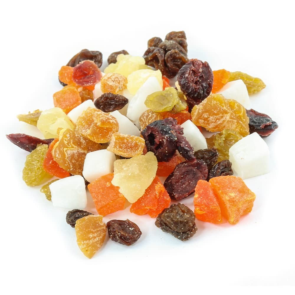 Farm Fresh Dried Fruit Snack Mix – Cranberries, Coconut, Mango & Raisins – 24oz