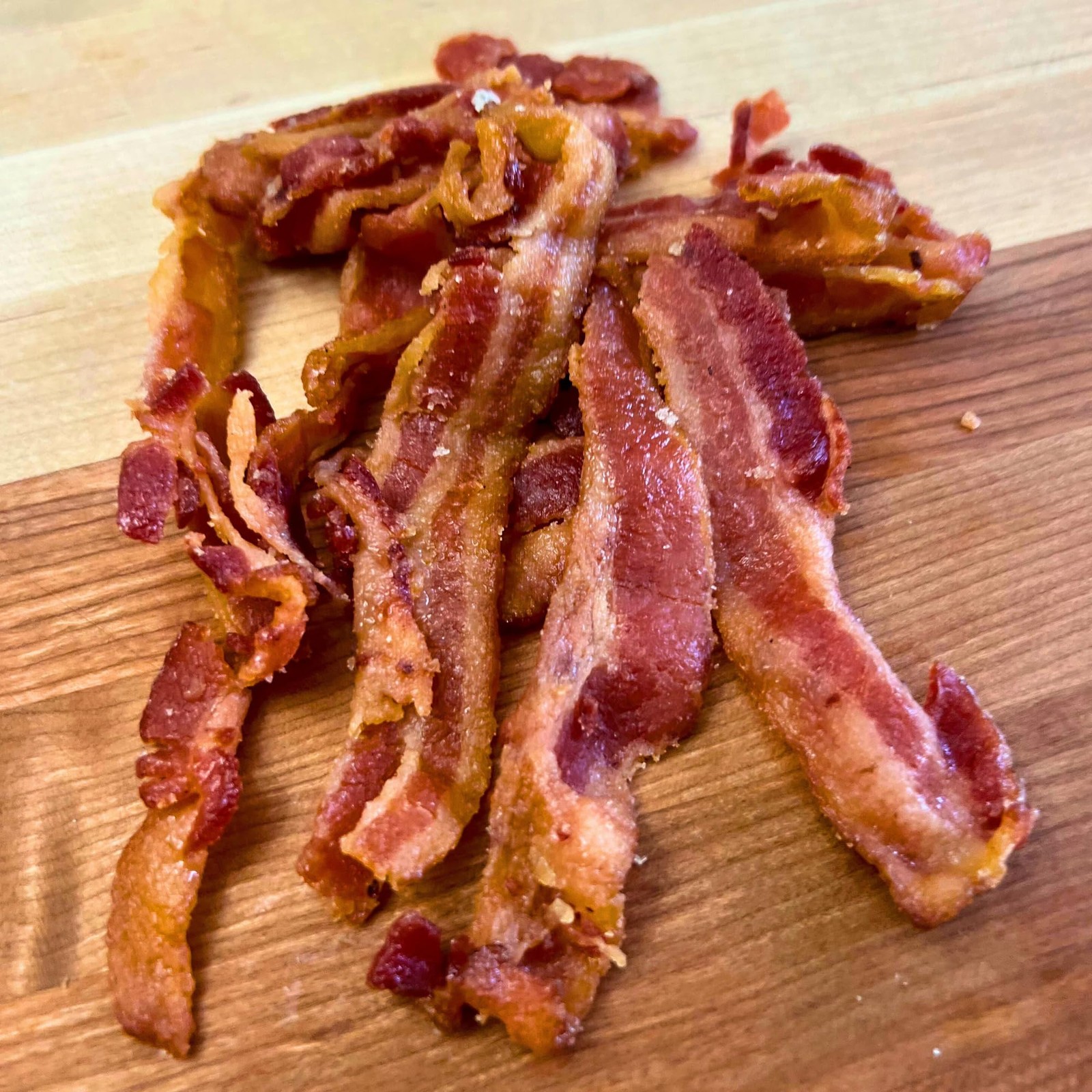 Maple Bacon Jerky 100% Real Uncured Thick-Cut Candied Bacon 4oz (2x2oz)