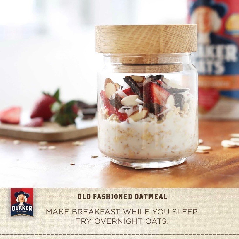 Quaker Old Fashioned Oats 10 lb Total Non GMO Rolled Oatmeal Bulk