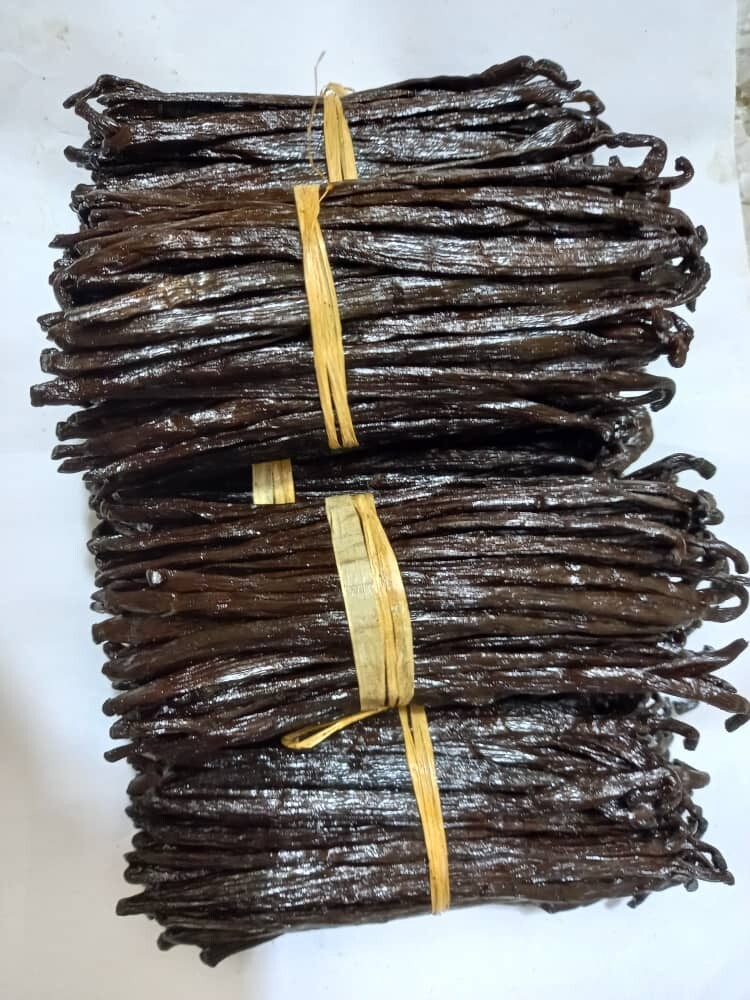 10 Pure Vanilla Beans Grade A For Vanilla Extract, Whole Vanilla Pods For Baking