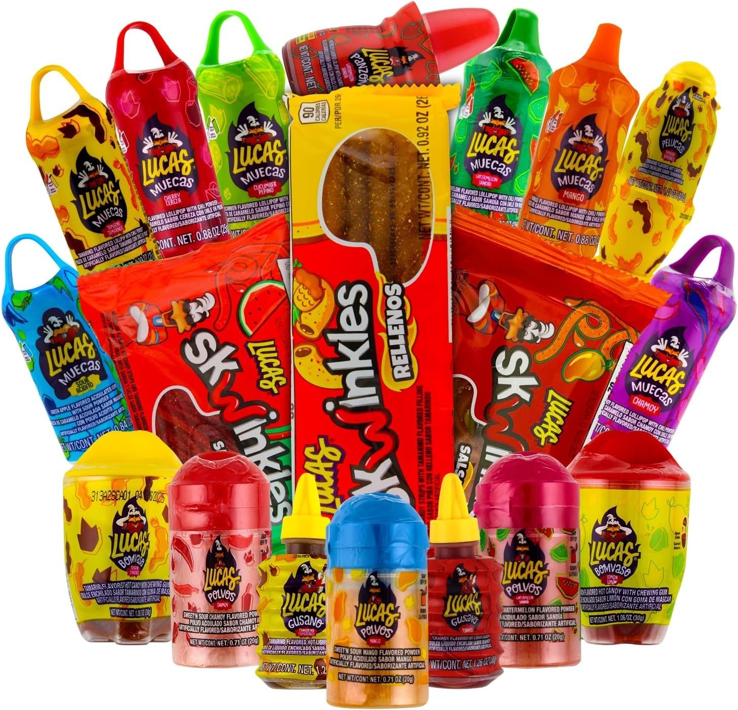 Lucas Mexican Candy Gift Set 20 Count Assorted