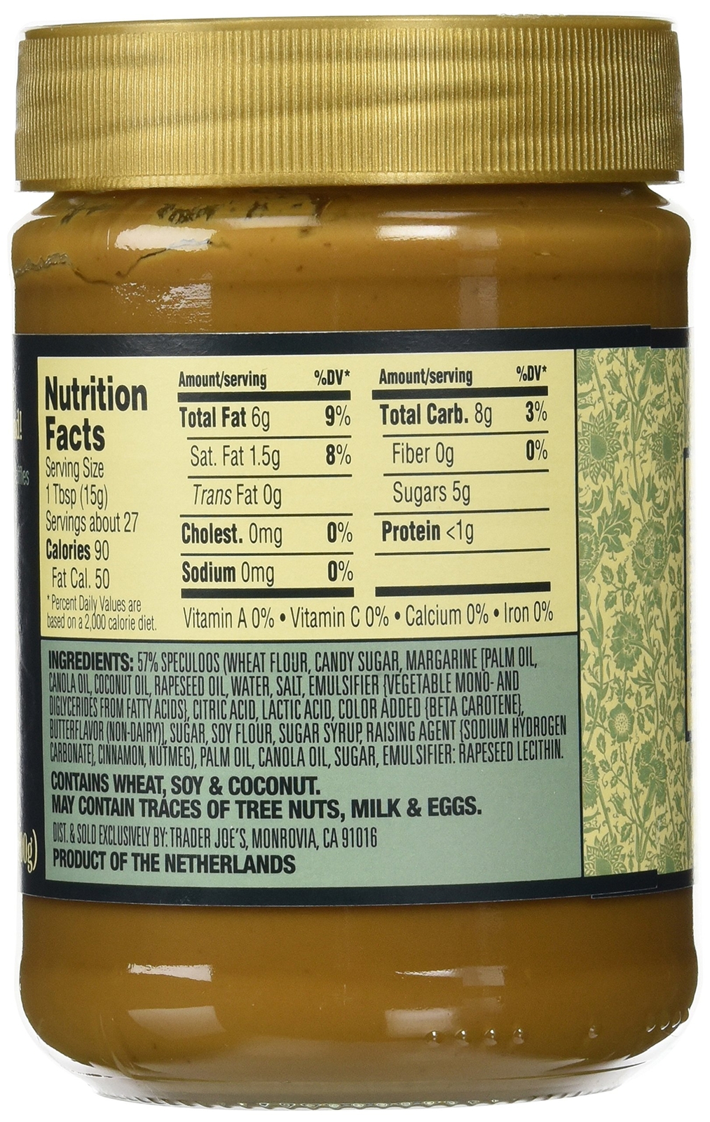 Trader Joe’s Cookie Butter Speculoos 2 Pack 14.1 Oz Gingerbread Crushed biscuits