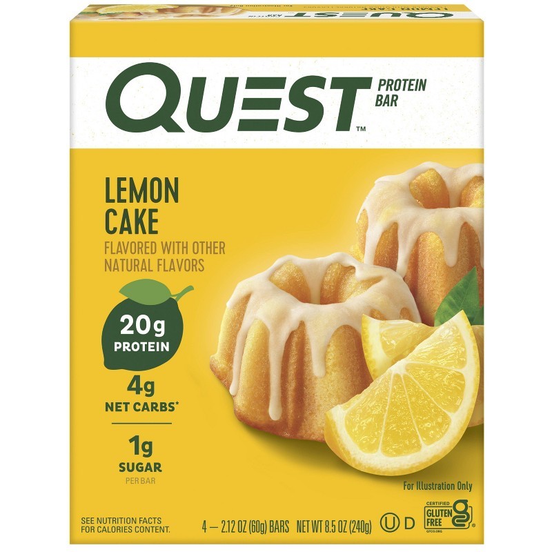 Quest Nutrition Lemon Cake Protein Bar