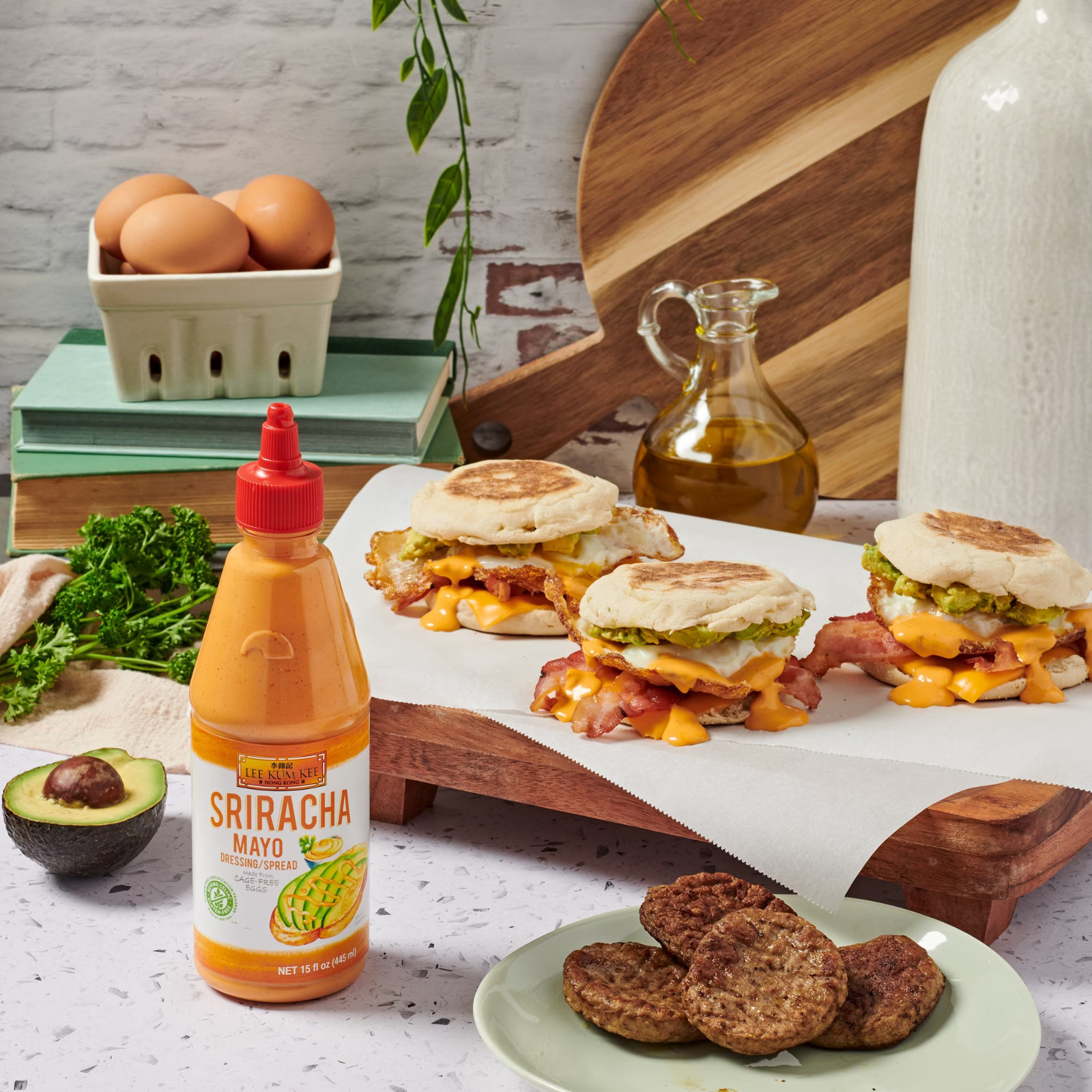 Lee Kum Kee Sriracha Mayo Dressing Spread 15 fl oz. Bottle