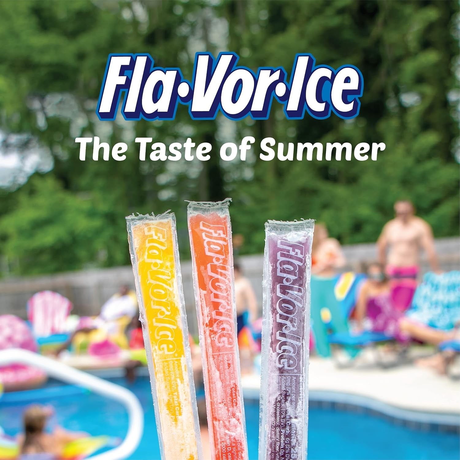 Popsicle Variety Pack of 1.5 Oz Freezer Bars, Assorted Flavors, 100 Count