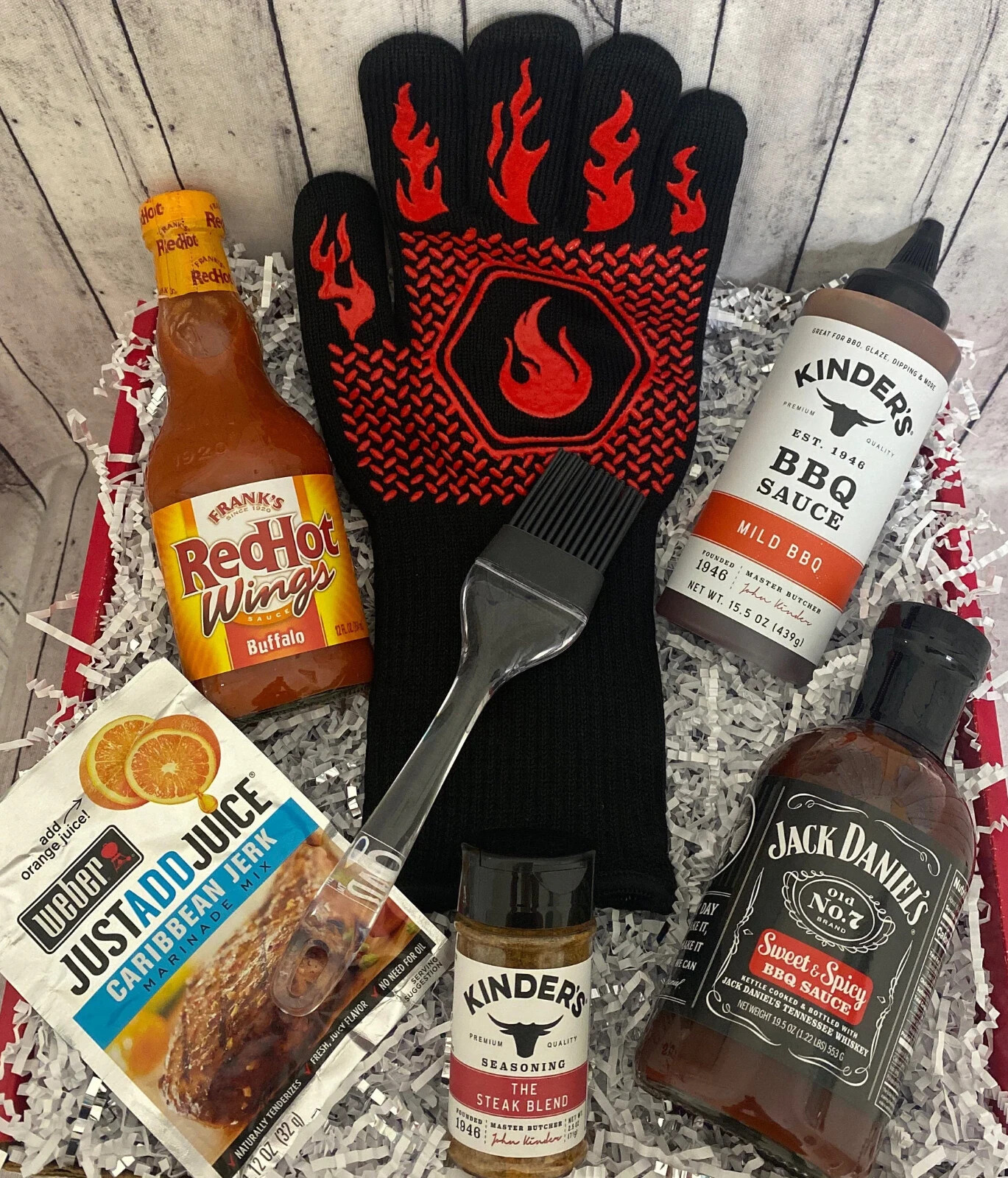 BBQ GRILLING GIFT BOX, BBQ SAUCE KIT, BBQ GRILL GIFT BASKET, GIFTS FOR MEN
