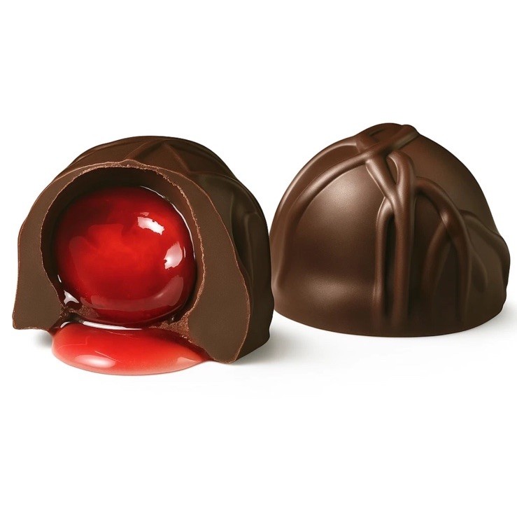 Andy Anand Belgian Dark Chocolate Cherry Cordials • 24 Pieces