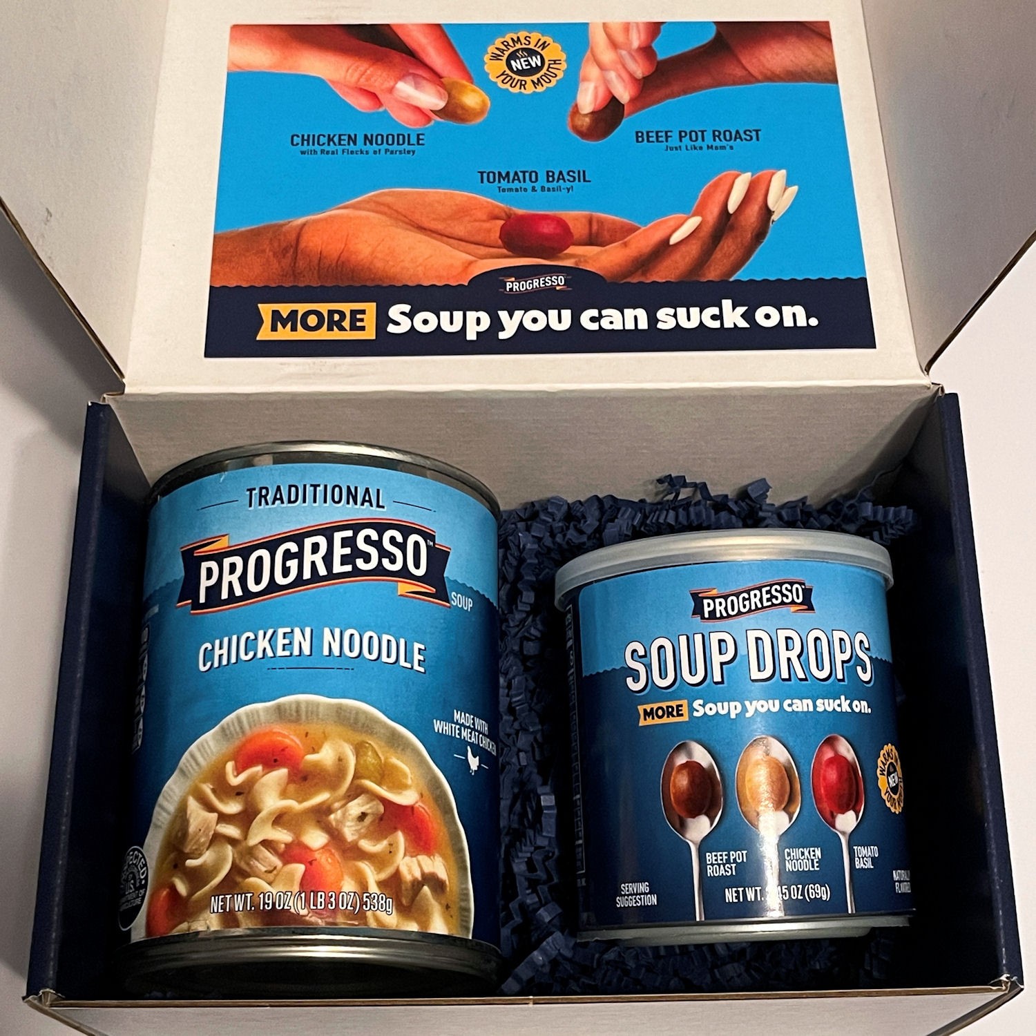 PROGRESSO SOUP DROPS – 20 Candy & Chicken Noodle – Gift Box 2026 Limited Edition