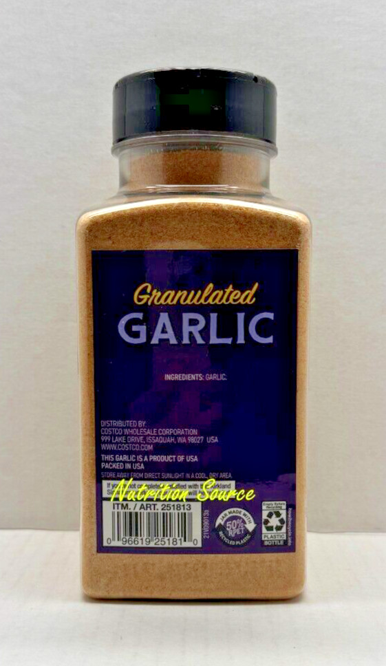 Kirkland Signature GRANULATED CALIFORNIA GARLIC 18oz (510g)