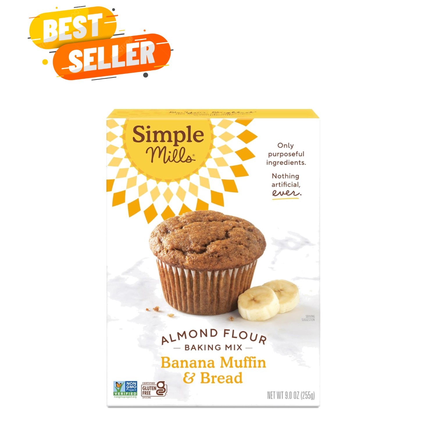 Almond Flour Baking Mix, Banana Muffin & Bread Mix – Gluten Free, Plant Based…
