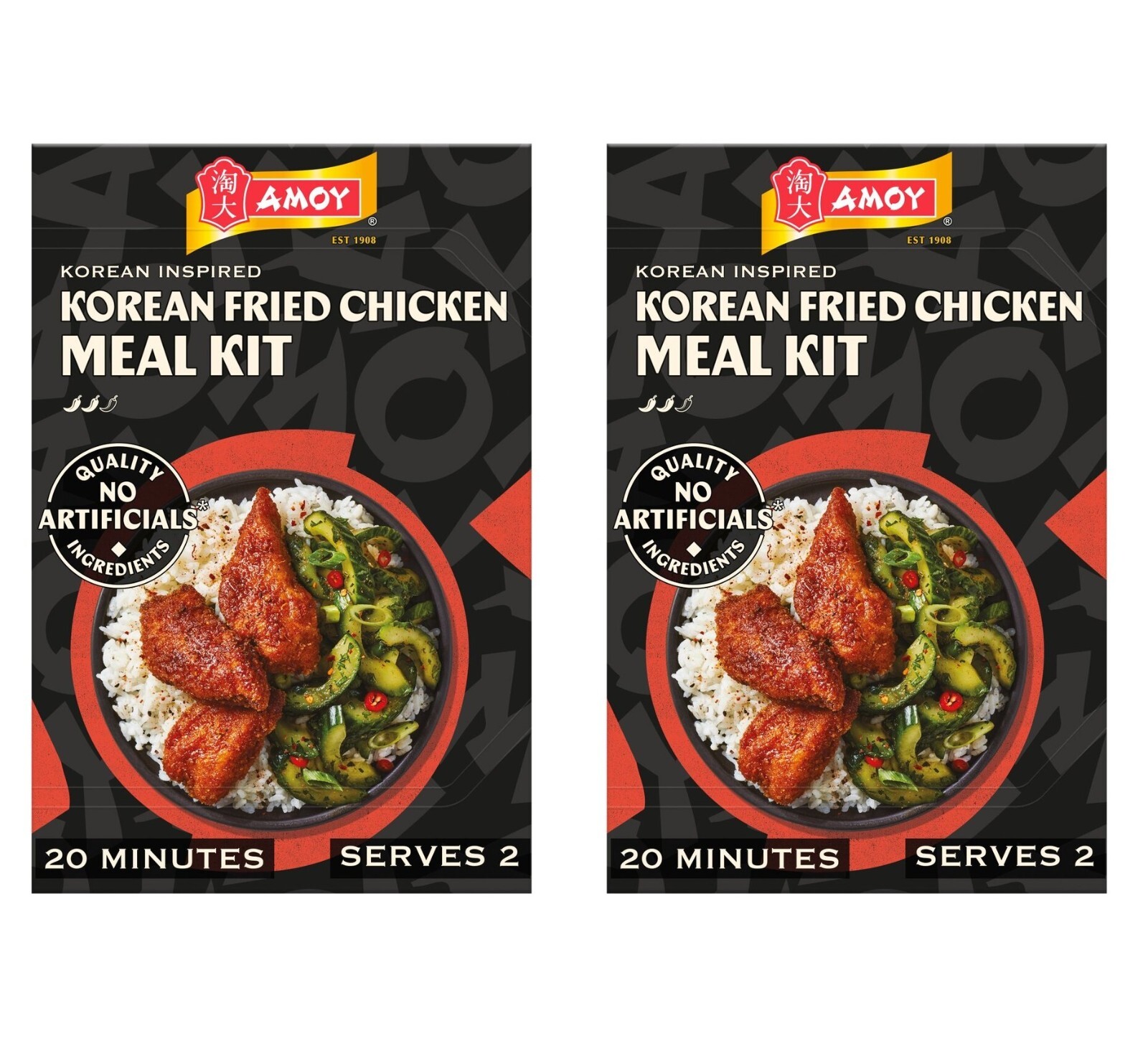 Amoy Korean Fried Chicken Meal Kit 207g PACK OF 2