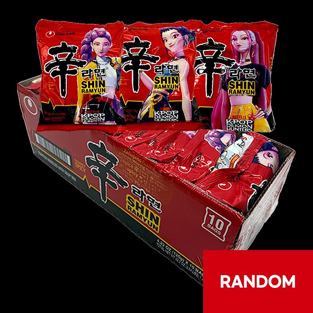 Nongshim Shin Ramen 10 PACK Kpop Demon Hunter 4.23 Oz EACH (120g)