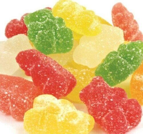 Assorted Sour Fruit Gummi Bears (Albanese) – 4.5 = lb bulk- by nuts n more