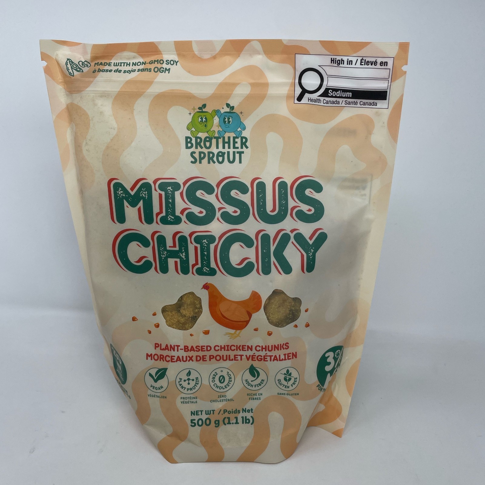 Brother Sprout Missus Chicky Plant-Based Chicken Chunks 500g (1.1 lb)