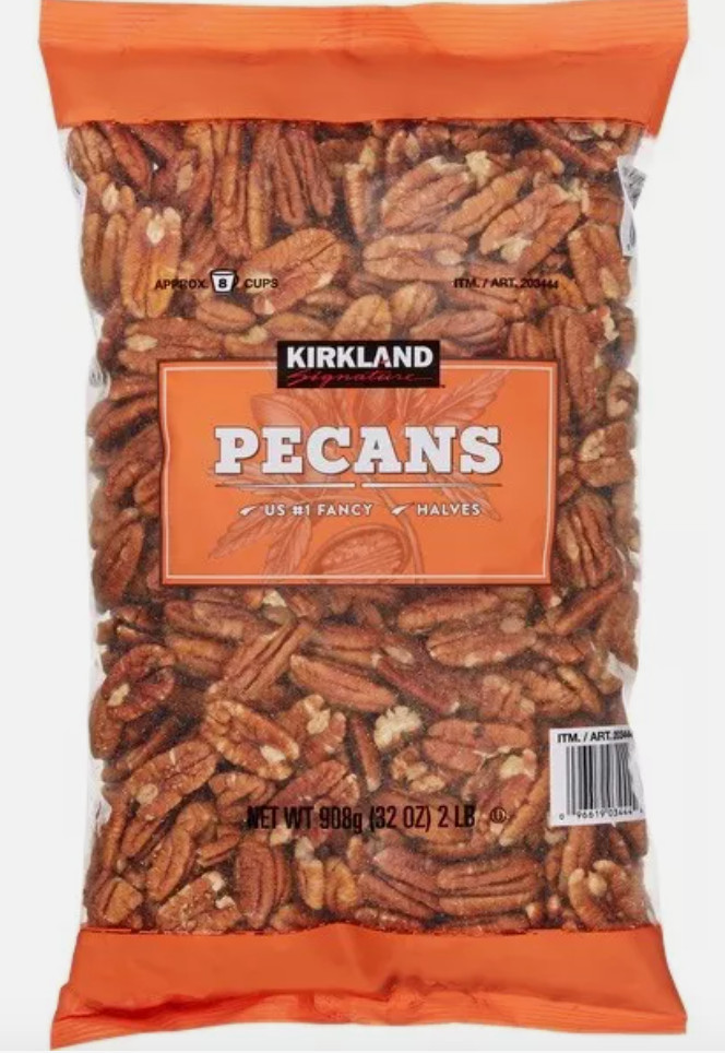 Kirkland Signature Pecan Halves 2 lbs 32 oz Jumbo Bag