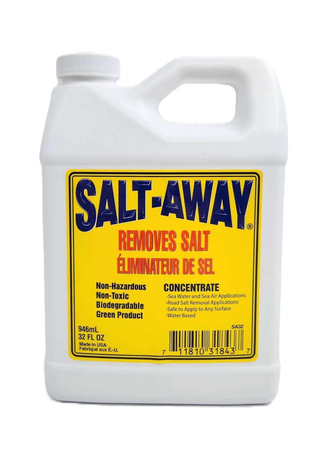 Salt-Away® Concentrate Quart – 32 fl oz (946 ML) 32 Fl Oz (Pack of 1), Blue