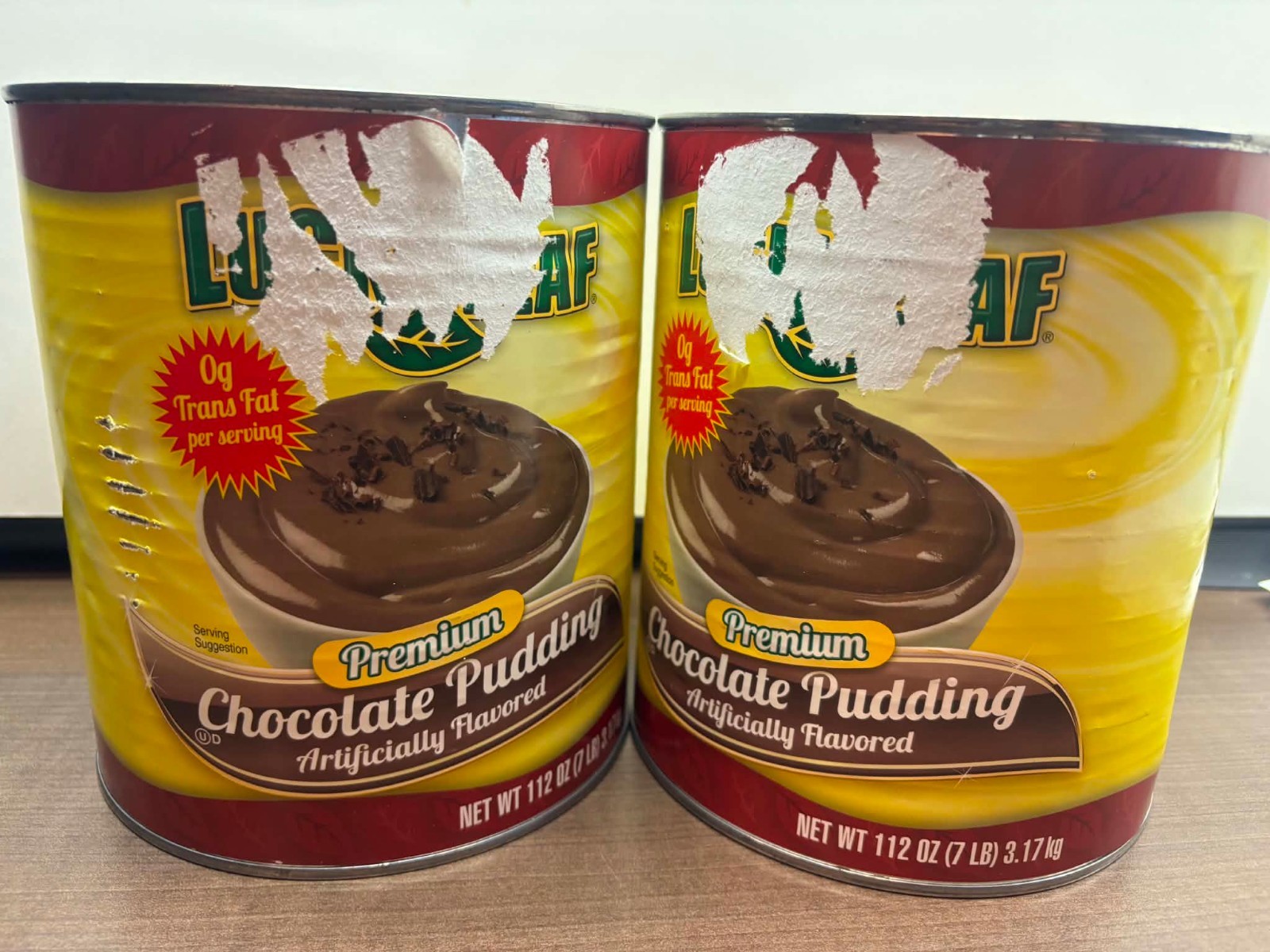 Lucky Leaf Ready To Use Premium Chocolate Pudding, Two pack of 7 lb 224 oz.