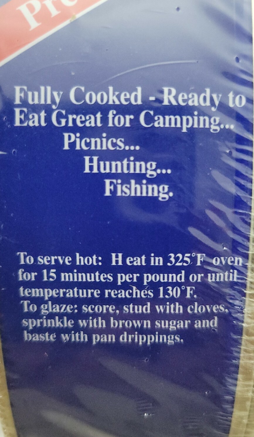 DAK Premium Ham Fully Cooked water added 22 PKS-16oz Ready to eat Picnic Food