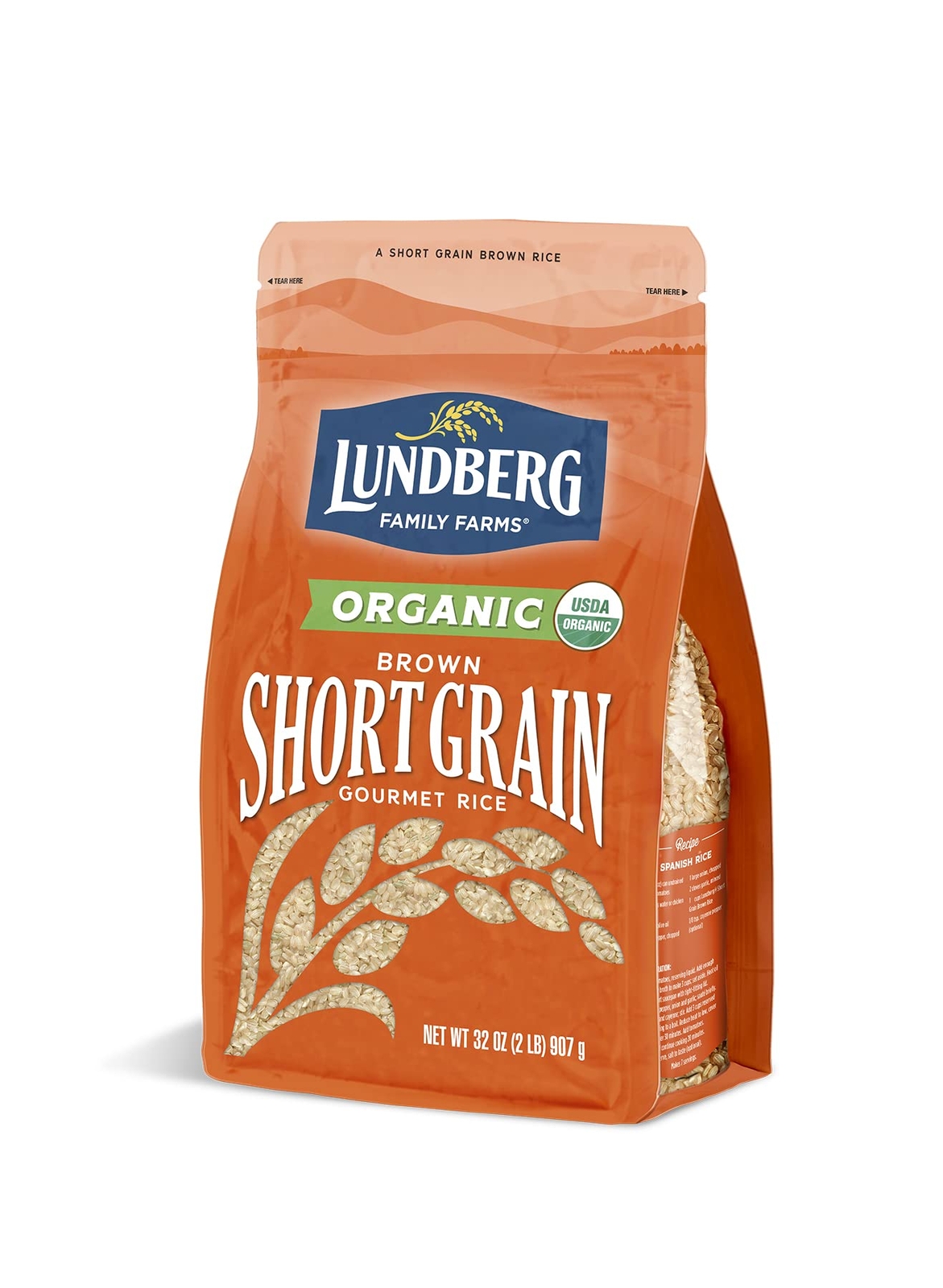 Lundberg Family Farms Organic Short Grain Rice, Brown, 32 oz