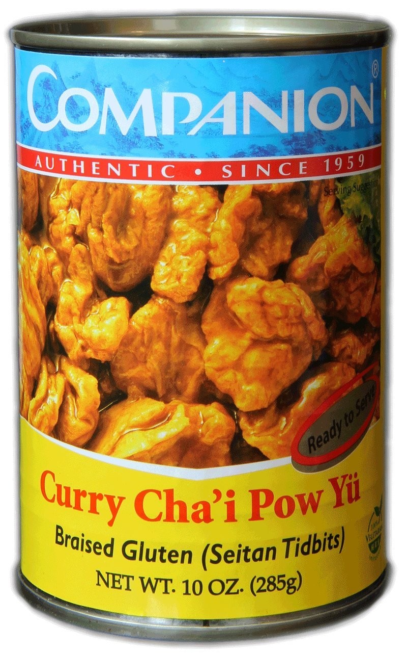 Companion – Curry Braised Gluten Seitan Tidbits, 10 oz. 10 Ounce (Pack of 6)