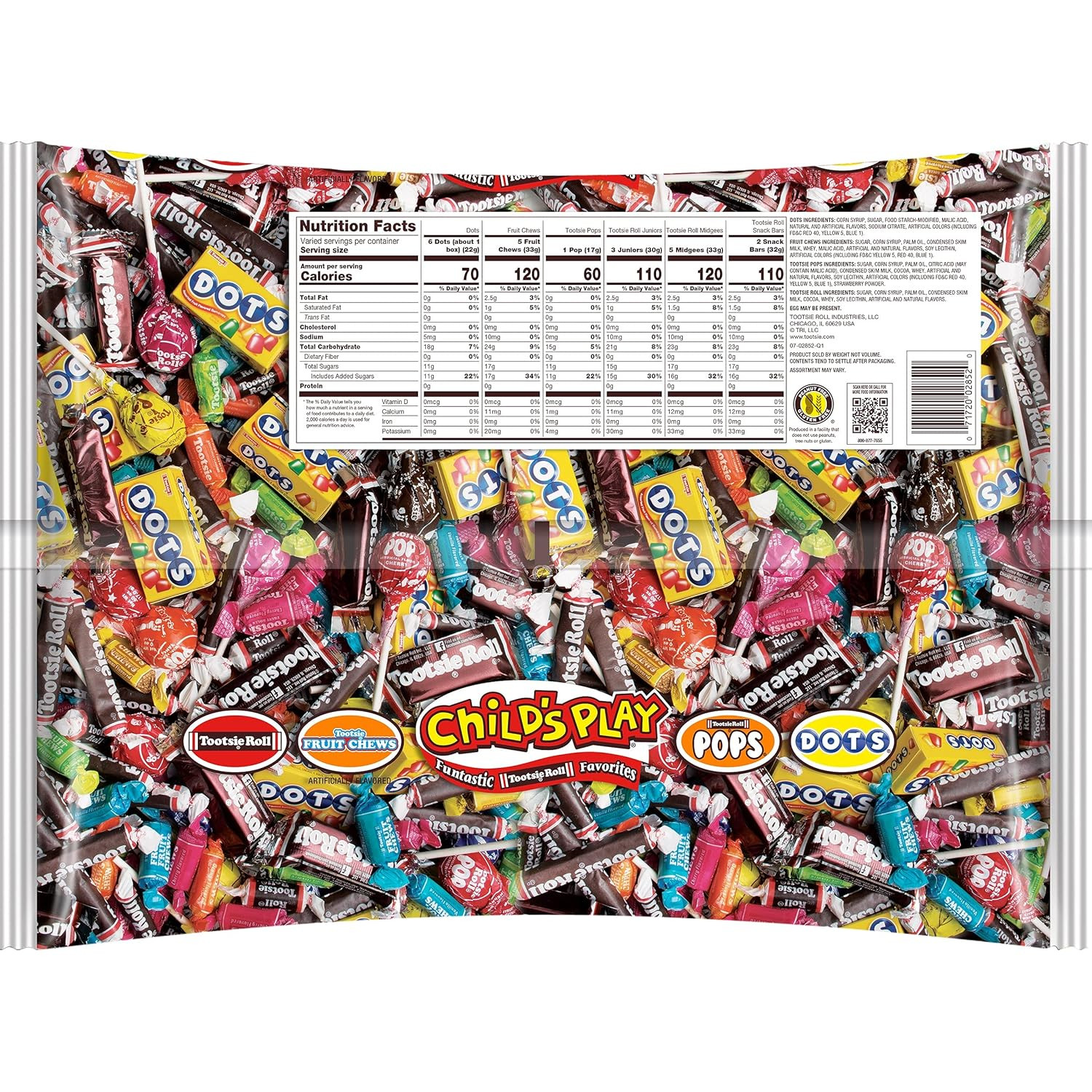 Child’S Play Candy Favorites – Made in USA – 5 Pounds of Individually Wrapped Pa
