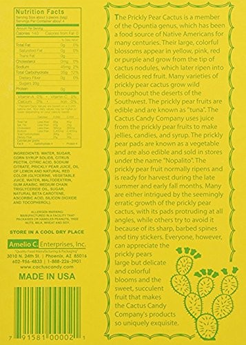 Prickly Pear Cactus Candy 1/2 LB Box – Authentic Arizona Treats