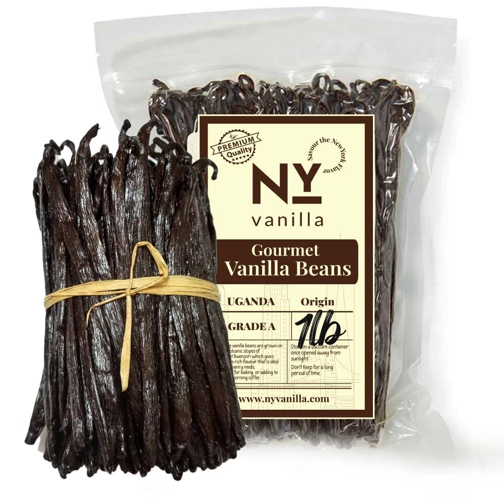 1Lb. Whole Vanilla Beans Grade A – Bulk Vanilla Bean For Making Vanilla Extract