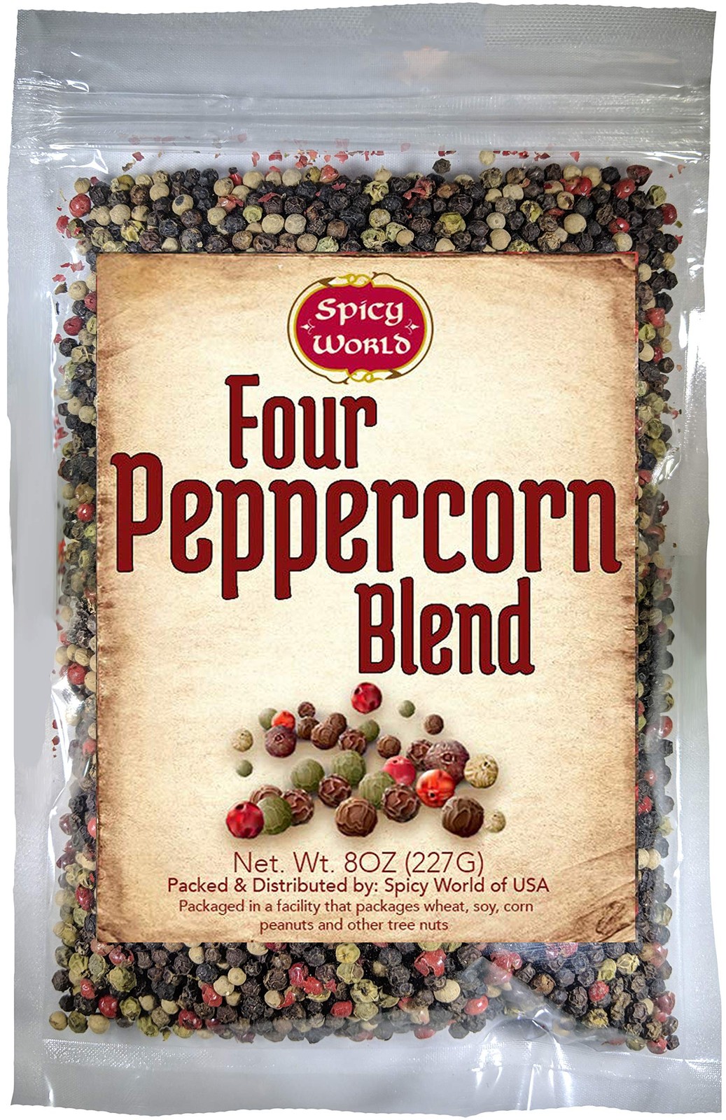 Spicy World Four Peppercorn Rainbow Blend in Resealable Bag – Perfect Flavor …