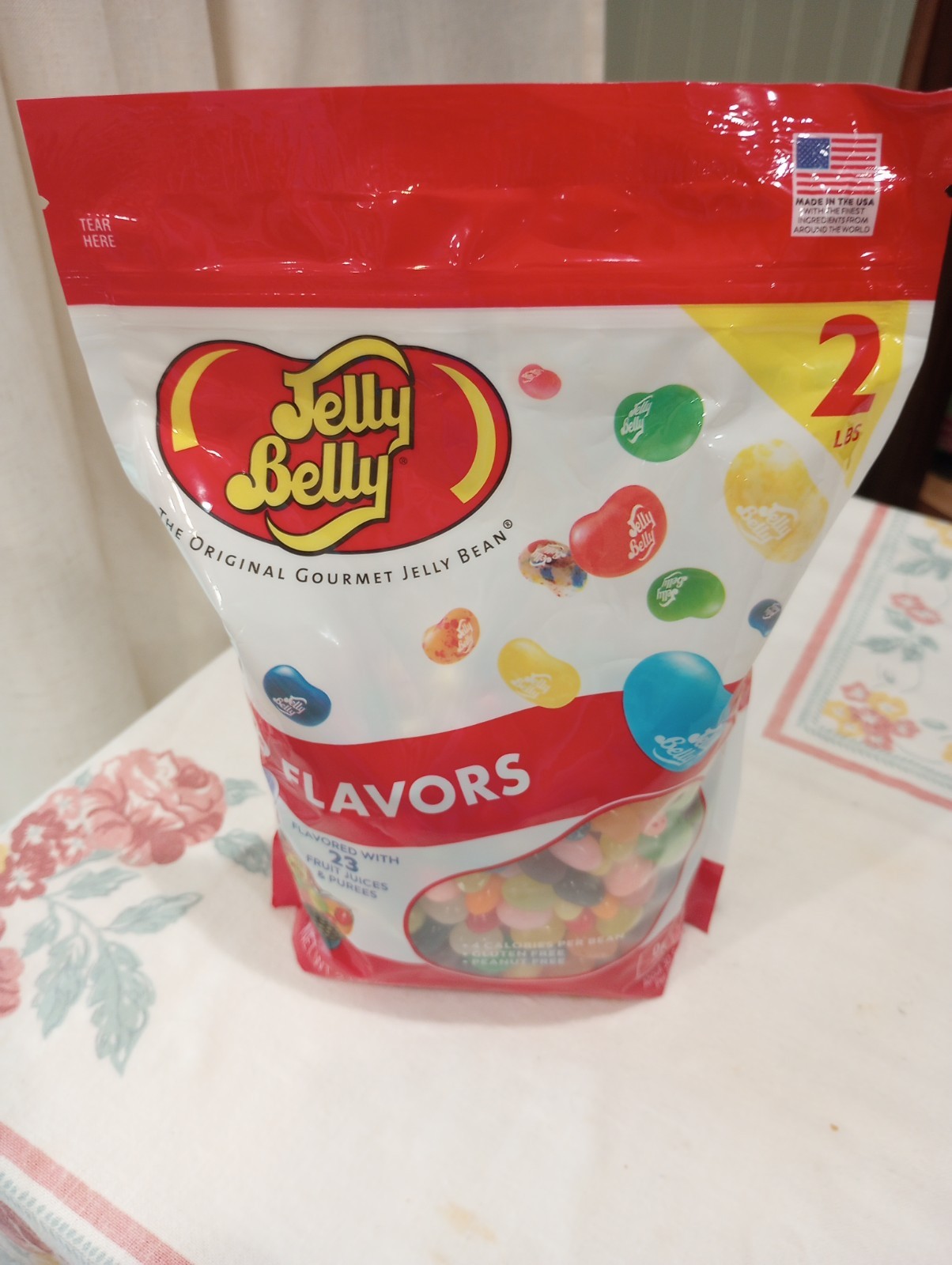 Jelly Belly – Original Gourmet Jelly Beans – 2 lb. Bag – 49 Flavors – BB 9-2027