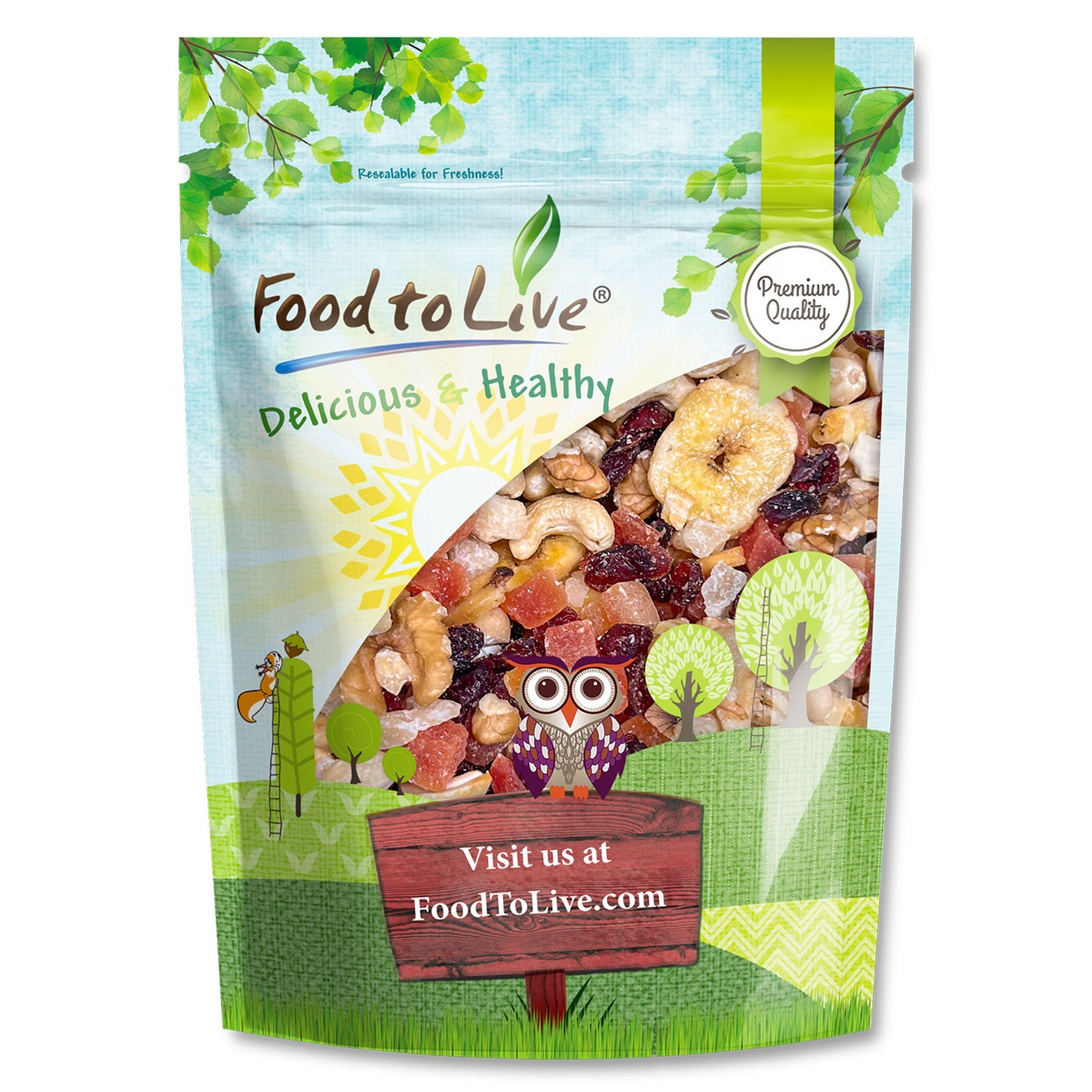 Luxury Tropical Energy Mix – Vegan, Kosher, Bulk – by Food to Live
