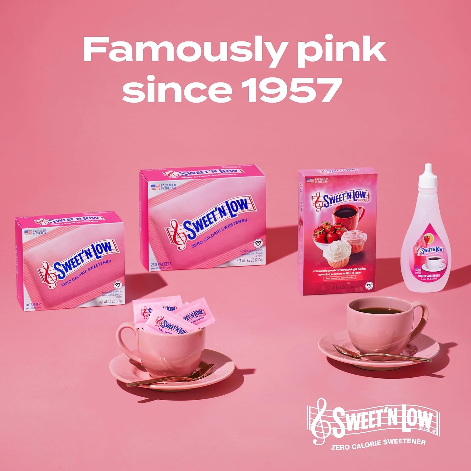 Sweet’N Low, Zero Calorie Sweetener Packets, 100 Ct | Kosher & Gluten Free, Low