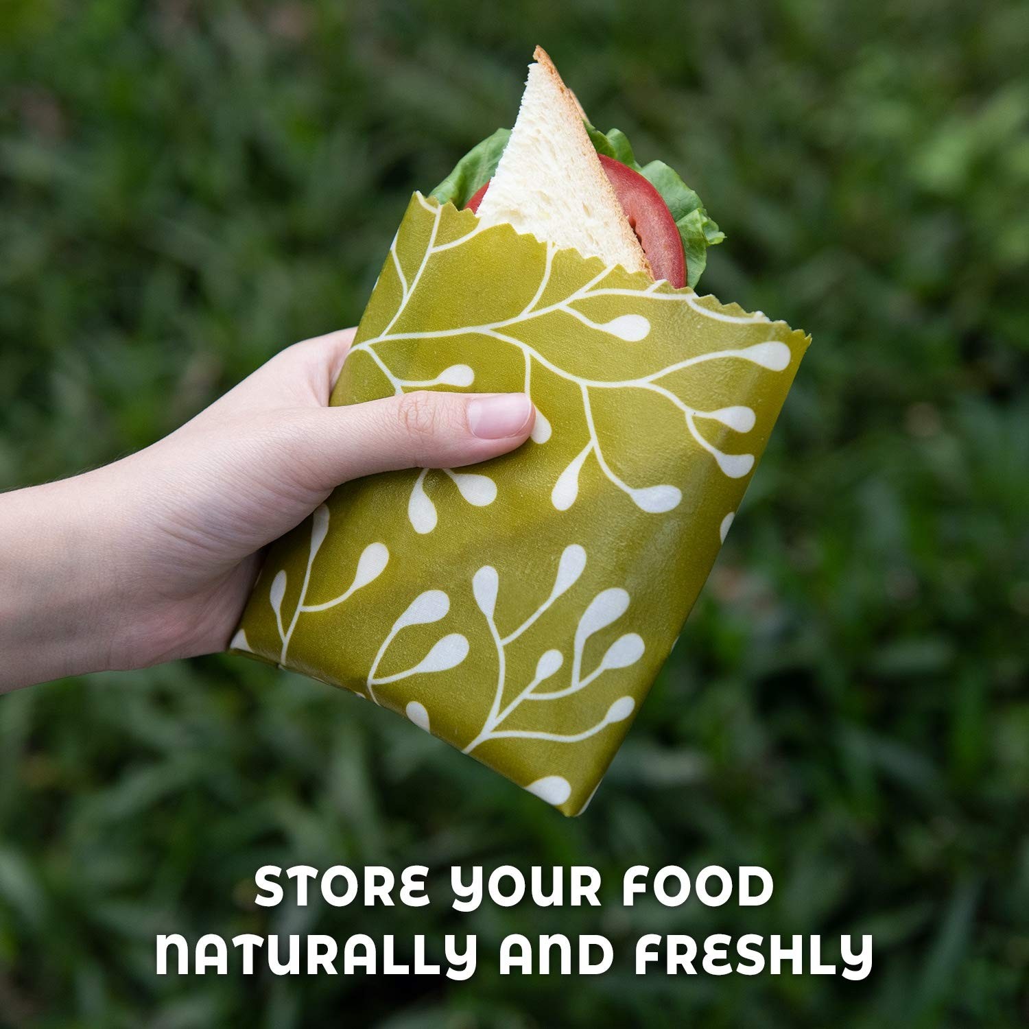 Reusable Beeswax Food Wraps – Assorted 9 Packs, Reusable, Plastic-Free Food S…