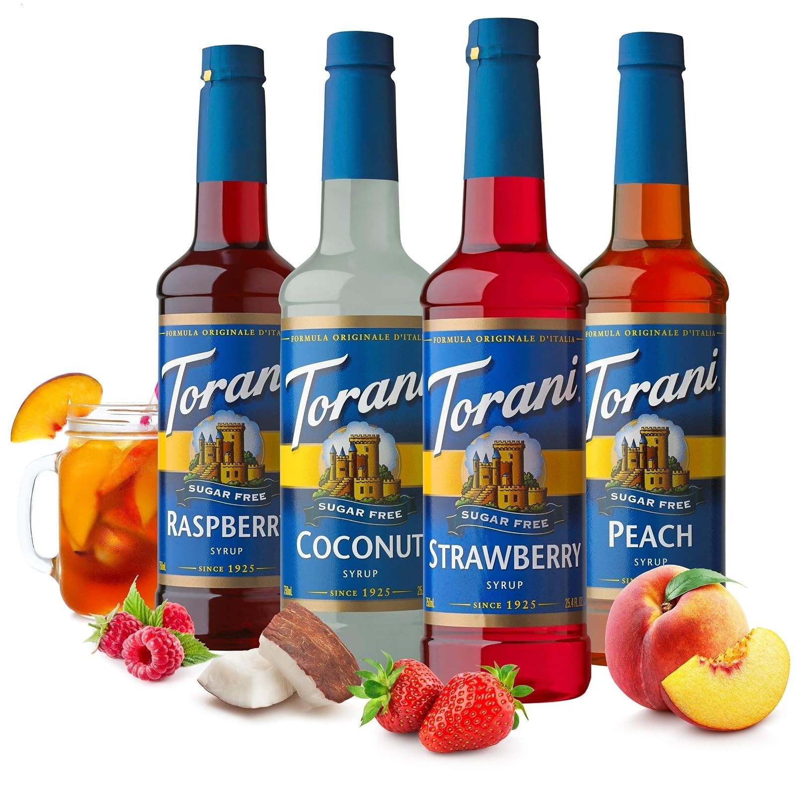 Torani Sugar Free Flavored Drink Syrup Variety Pack – 25.4 fl oz