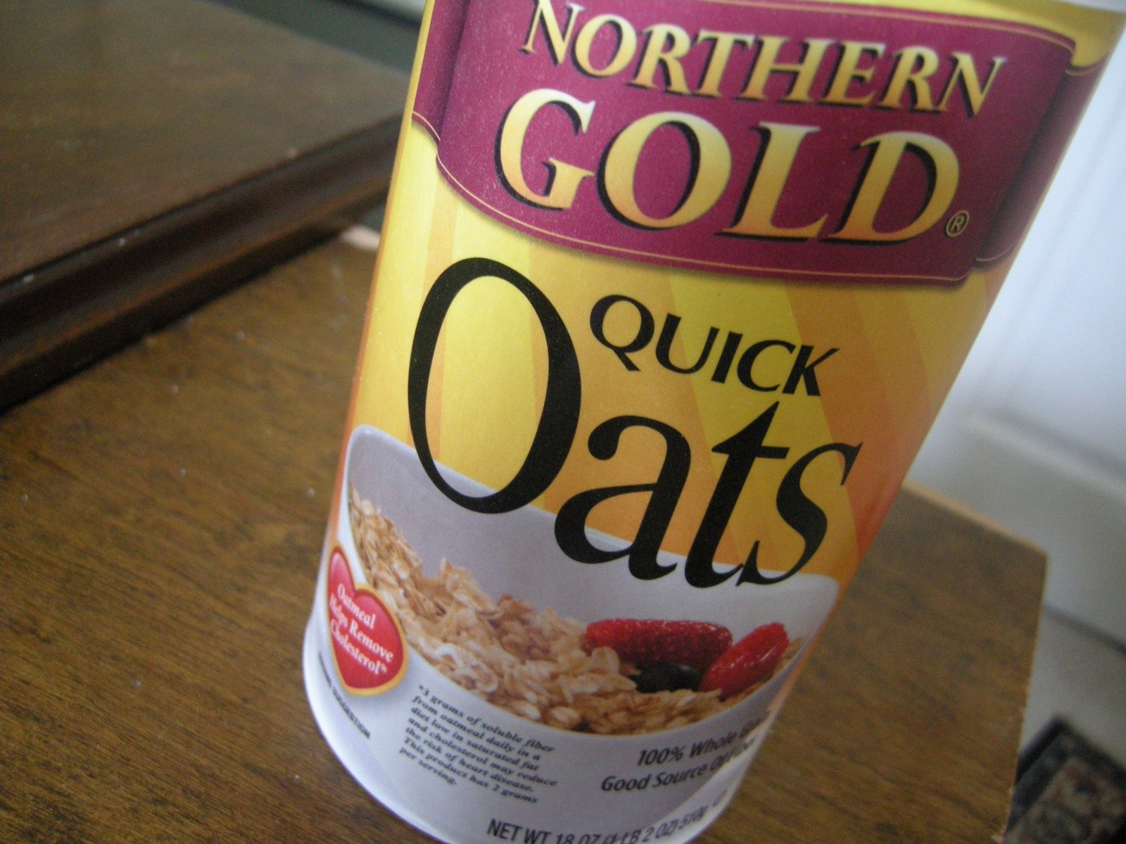 NORTHERN GOLD QUICK OATS 18 oz 100% Whole Grain Rolled Oats 4/27 USA