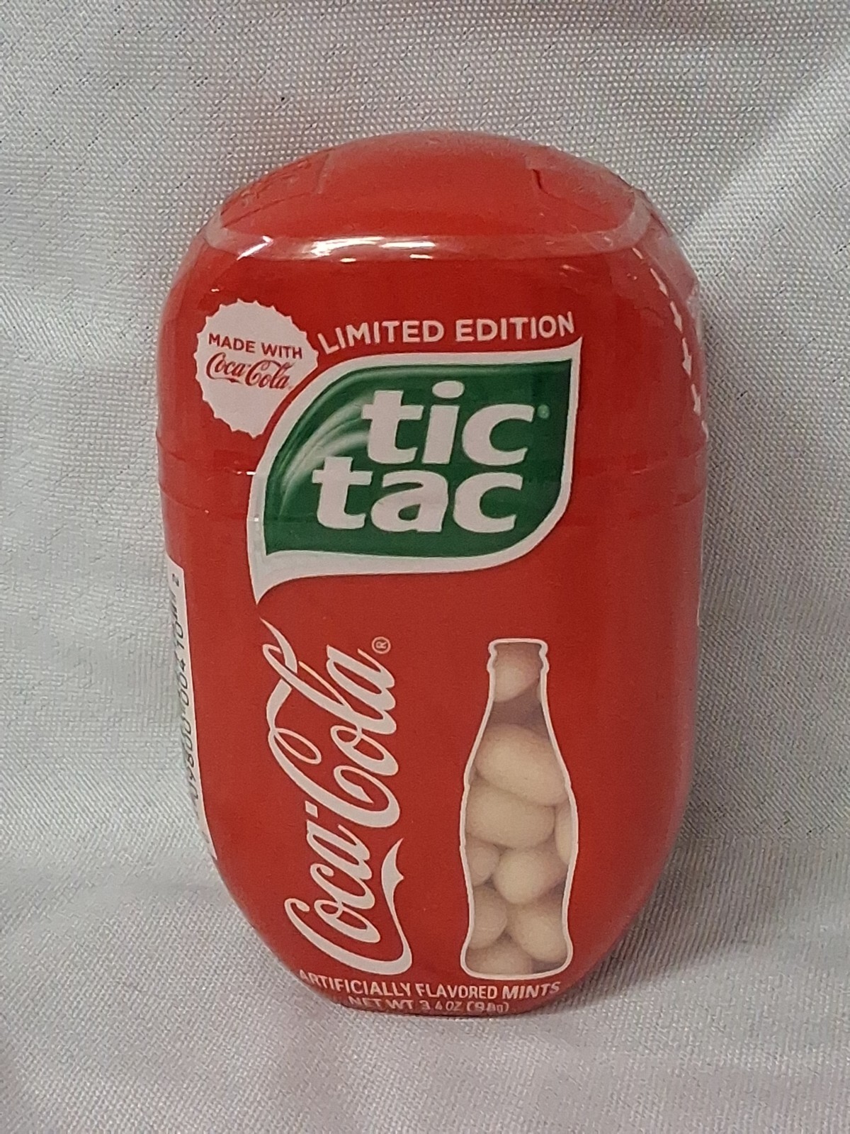 2021 Tic Tac Limited Edition Coca Cola Pop Candy Mint 3.4oz New Sealed Expired