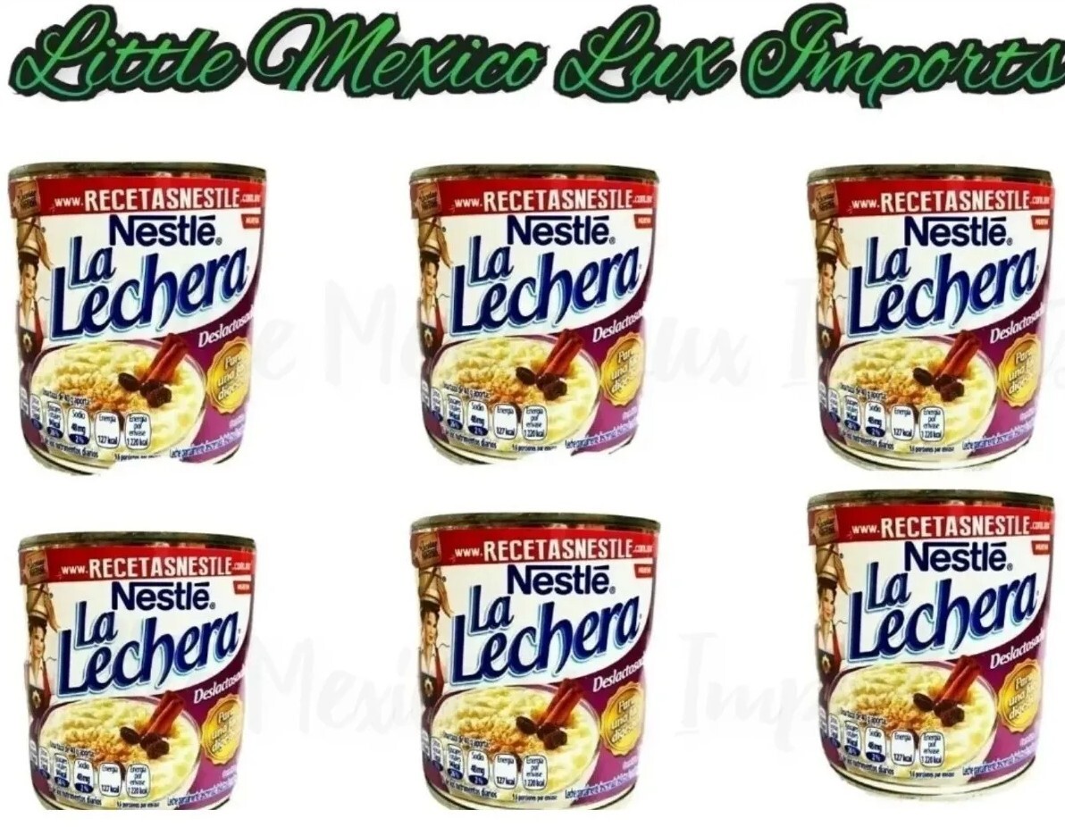 6 x LA LECHERA ESPECIALIDADES LACTOSE FREE SWEETENED CONDENSED MILK 384gc/u⚡