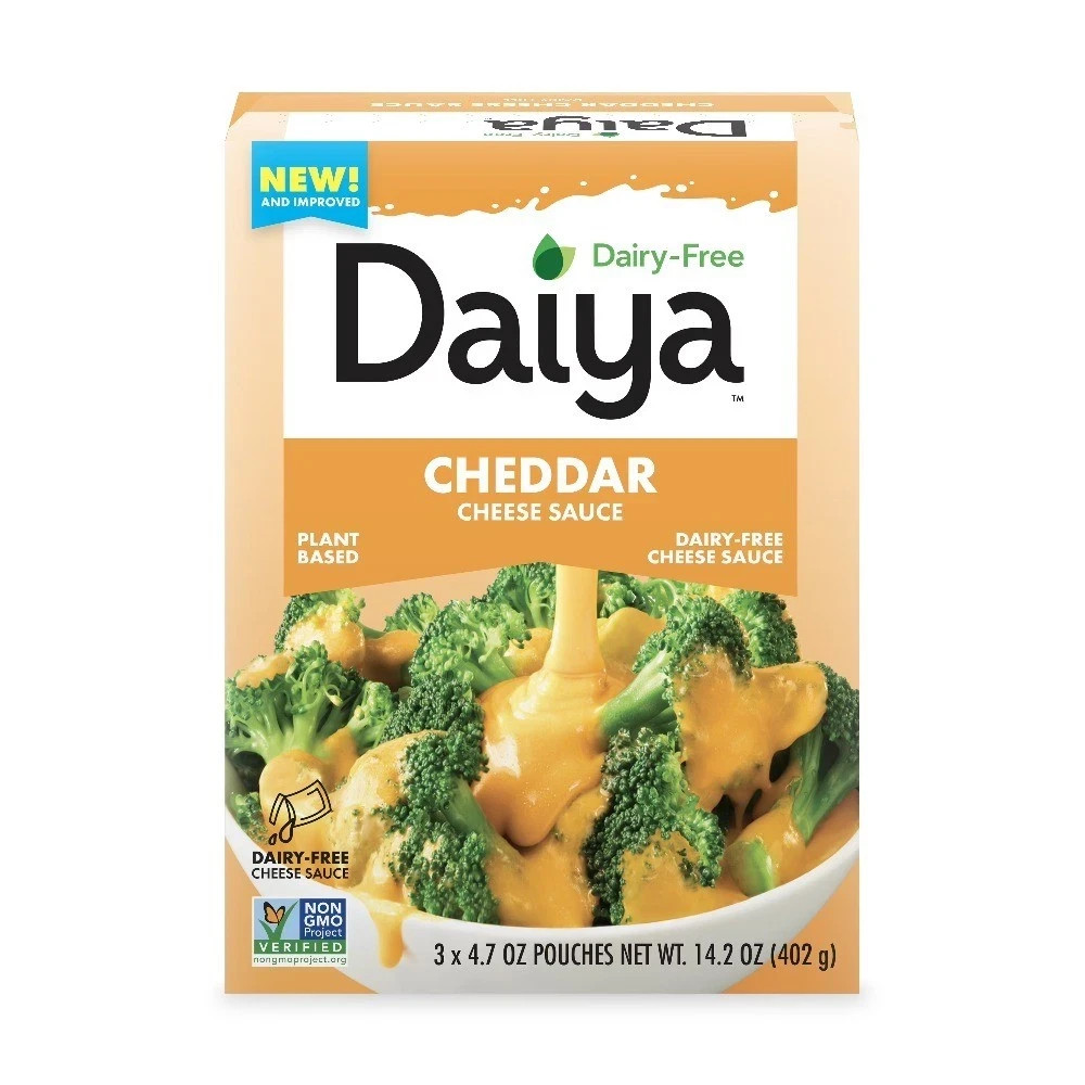 Dairy Free Gluten Free Vegan Cheddar Cheese Sauce Shelf Stable 14.2 oz