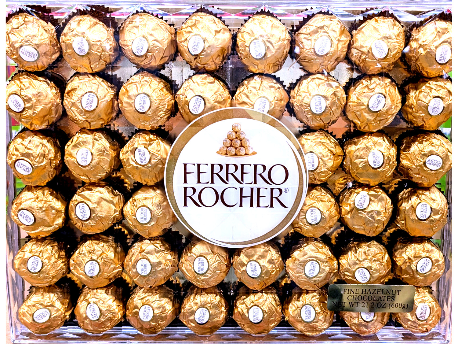 Ferrero Rocher Fine Hazelnut Chocolates 48 Pieces 21.2 Ounce Chocolate Box