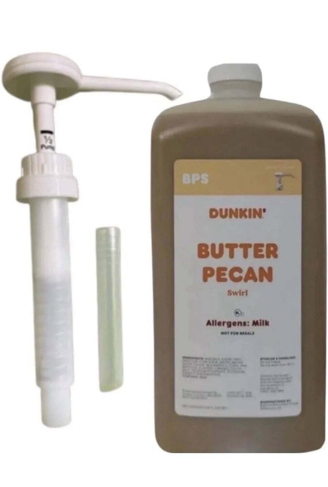 Dunkin Butter Pecan 64oz With Pump