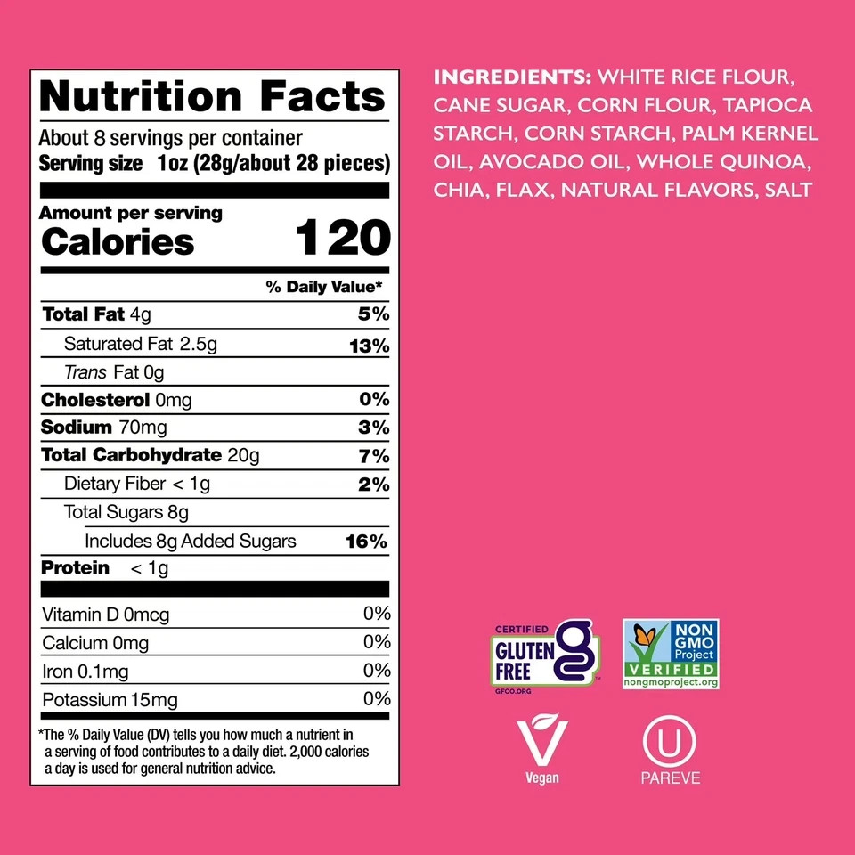 Drizzilicious Frosted Strawberry Mini Rice Cakes, 8 oz. Free Fast Shipping