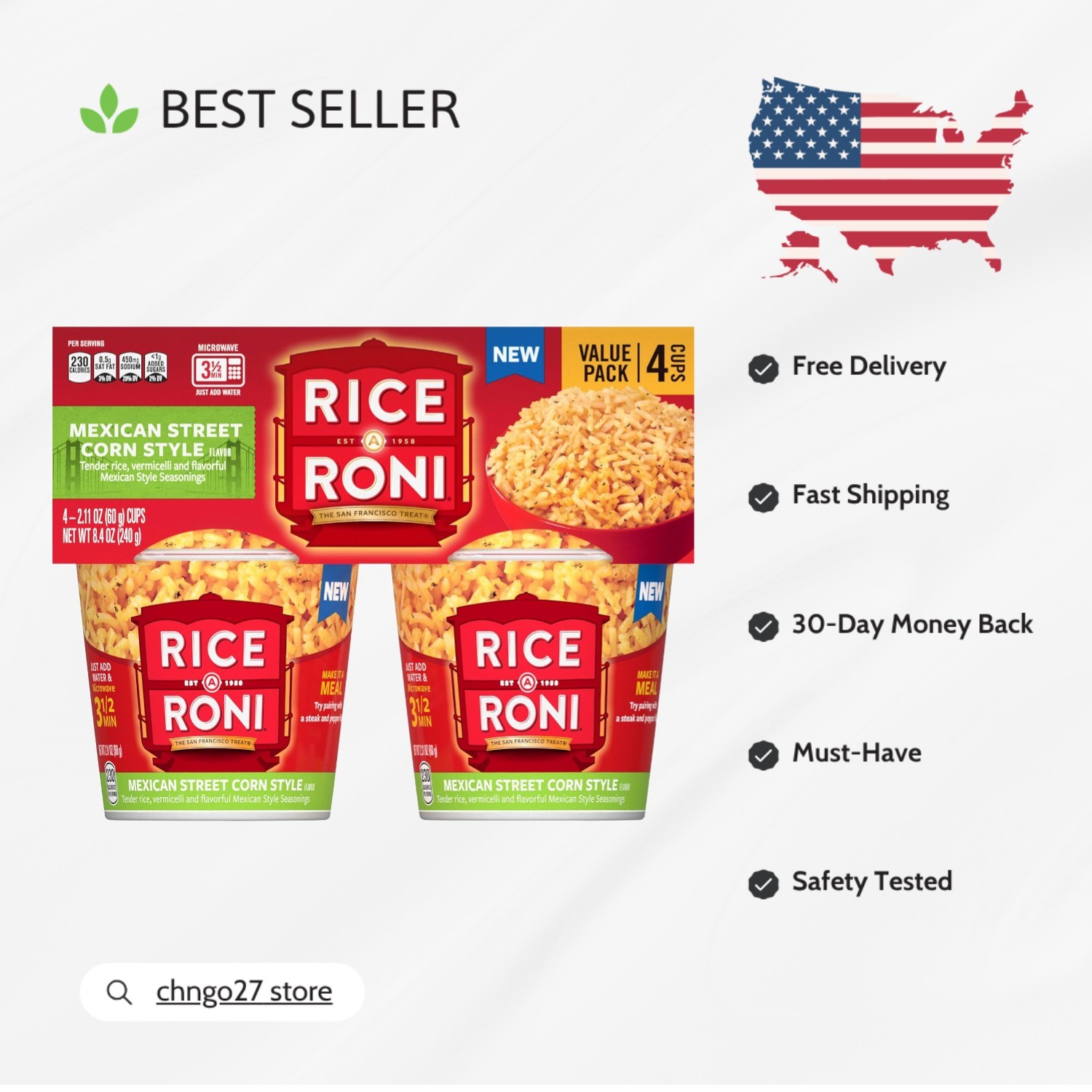 Savor the Flavor: 4 Pack of Quick Mexican Street Corn Cups – Only 3.5 Minutes
