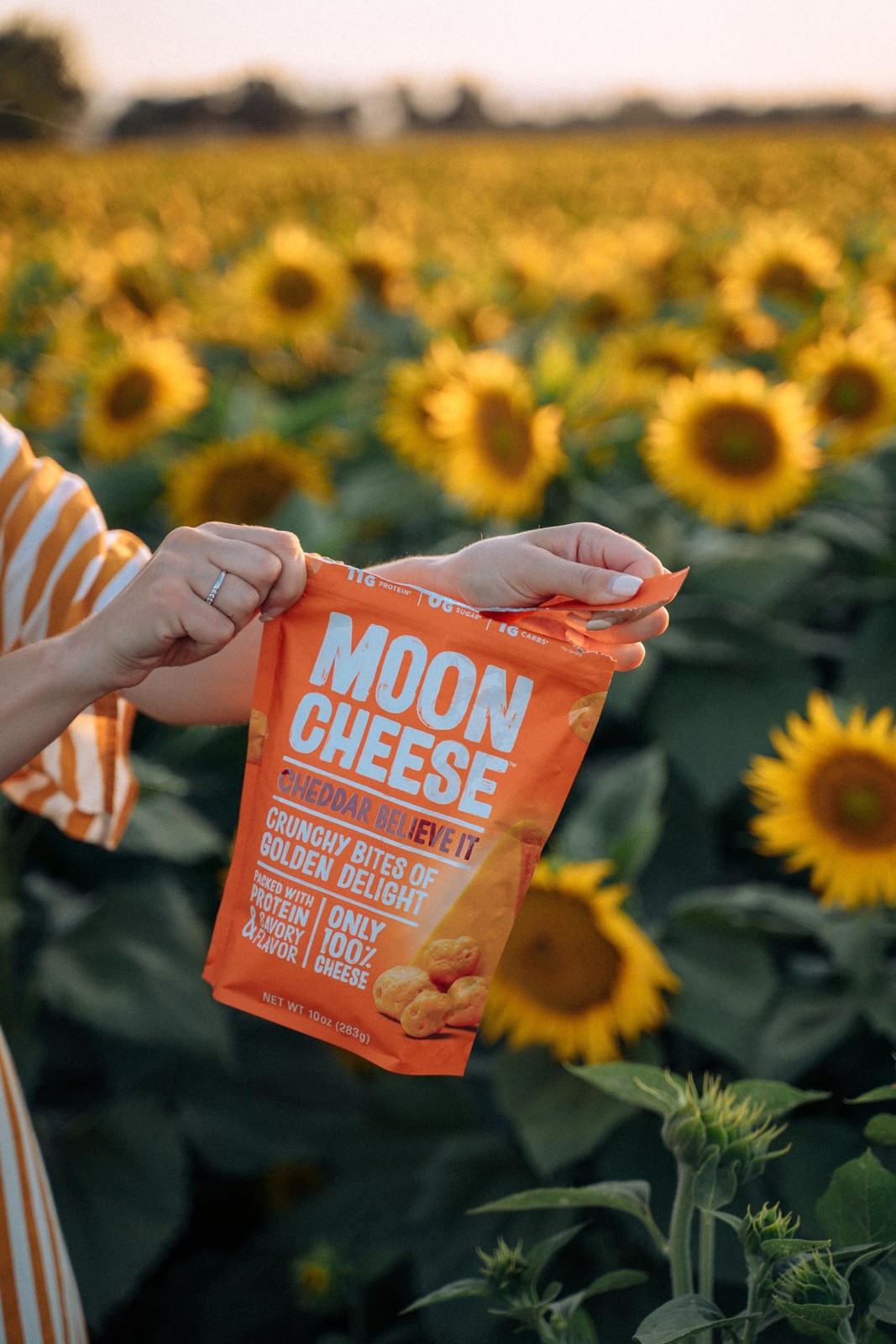 Moon Cheese Cheddar Believe It, 2 Ounce, 3-Pack, Crunchy, 2 Ounce (Pack of 3)
